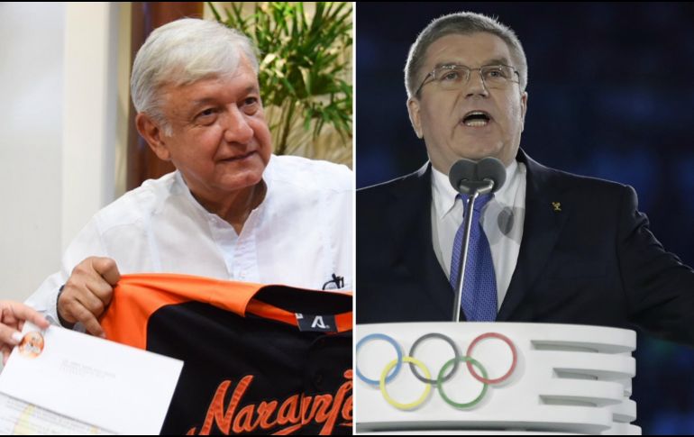 Seguidor del beisbol, López Obrador se ha mostrado a favor de apoyar el deporte en México y es un hecho que el futuro mandatario hablará con Bach sobre sus ideas. ESPECIAL /