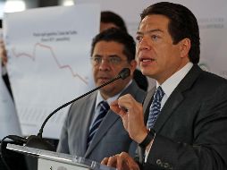 Mario Delgado resaltó que el aumento a los sueldos de los empleados del Inegi será temporal. SUN / ARCHIVO