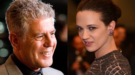 Argento confesó que reaccionó con rabia al enterarse del suicidio de Bourdain. ESPECIAL
