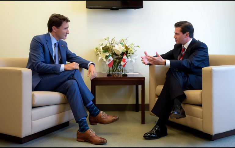 Los Mandatarios intercambiaron puntos de vista sobre el proceso de renegociación del TLCAN. NTX / Especial