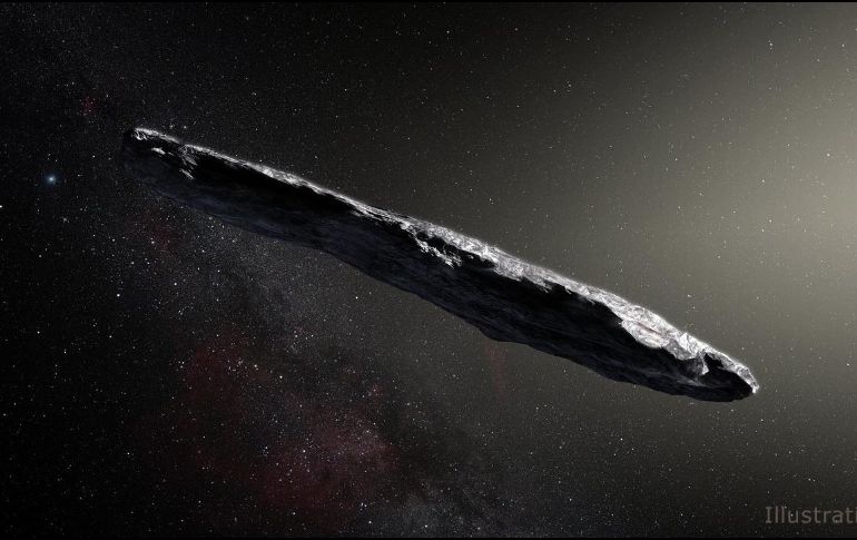 Oumuamua fue identificado como el primer asteroide interestelar conocido. ESPECIAL / jpl.nasa.gov