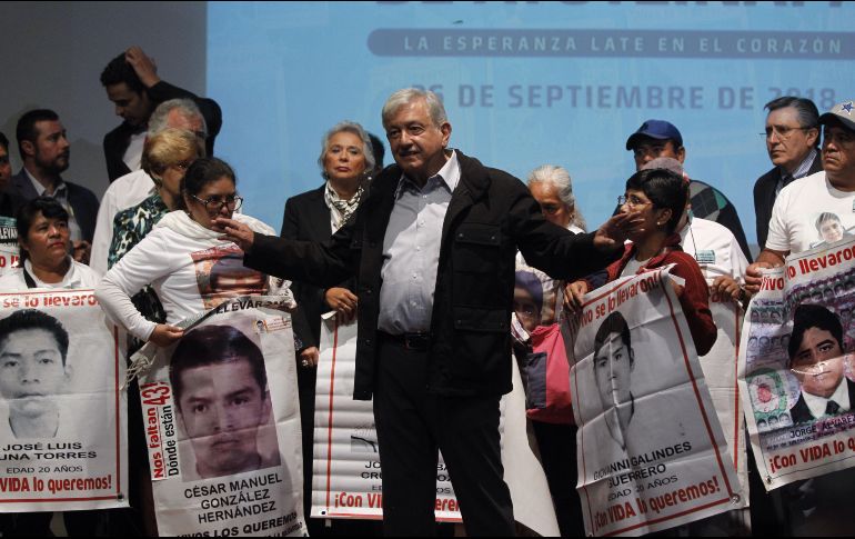 López Obrador resaltó que no se debe temer si se llega a la verdad en el caso Iguala. EFE / S. Gutiérrez