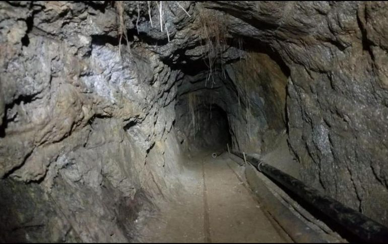 La entrada del túnel fue encontrada por efectivos de la Policía Estatal Preventiva, quienes denunciaron el hecho. TWITTER/@entresijospn
