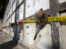 Criptas en el Panteón Guadalajara tras la inhumación del martes. AFP/U. Ruiz