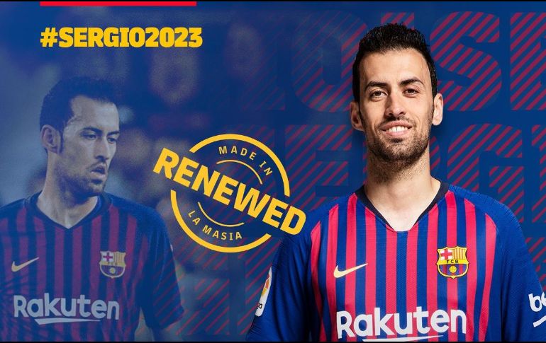 El jugador debutó en 2007 bajo las órdenes de Pep Guardiola, y desde entonces ha participado en 489 partidos en los que ha aportado 13 goles y 33 asistencias. TWITTER / @FCBarcelona