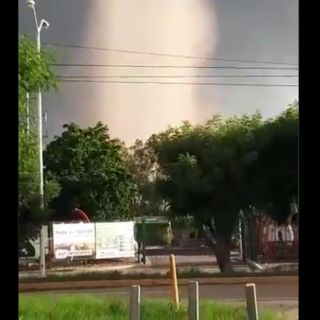 Inusual tornado sorprende a comunidad en Sinaloa