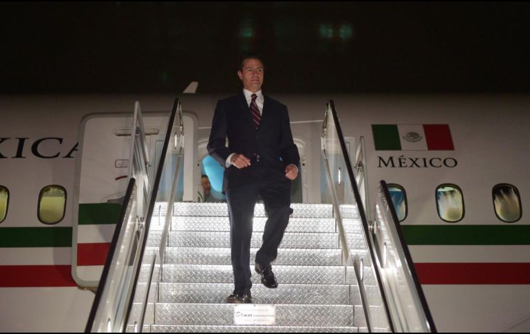 La segunda falla aconteció al noche de este miércoles presenta una nueva falla cuando el Presidente regresaba de Nueva York a México. FACEBOOK / Enrique Peña Nieto