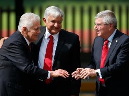 López Obrador dijo que el deporte debe ser utilizado como una herramienta para lo social, que fortalezca al espíritu y aleje a los niños, adolescentes y jóvenes de la violencia. AP / R. Blackwell