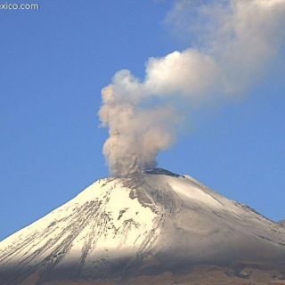 Popocatépetl registra 141 exhalaciones y cuatro explosiones