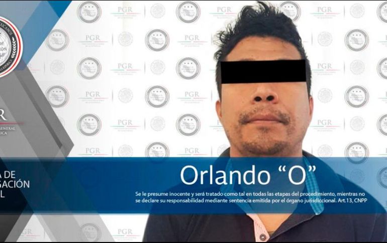 El sujeto fue capturado en inmediaciones de un domicilio ubicado en el municipio de Acatlán de Osorio, Puebla. ESPECIAL/PGR