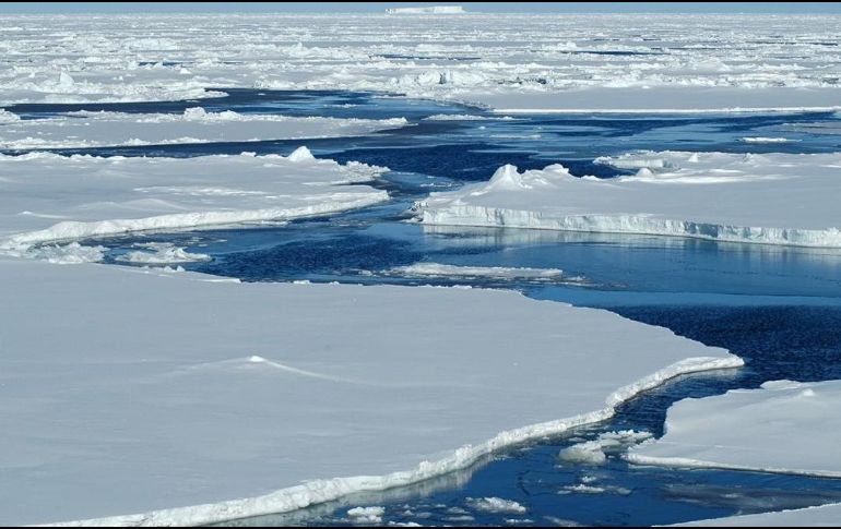 El hielo marino del Ártico llegó a su punto más bajo en 2018 el 19 de septiembre y el 23 de septiembre. ESPECIAL