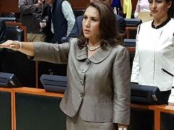 Rosa María del Carmen López afirma que existe un amparo “malicioso” que favorece al expresidente del Poder Judicial. TWITTER/@LegislativoJa