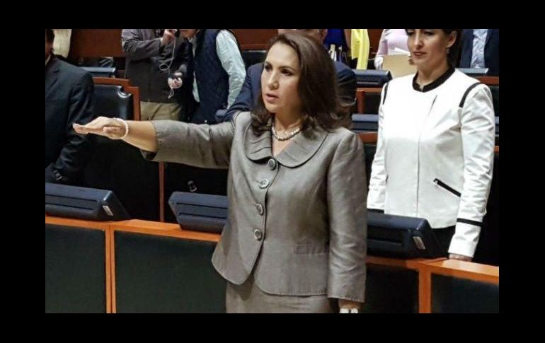 Rosa María del Carmen López afirma que existe un amparo “malicioso” que favorece al expresidente del Poder Judicial. TWITTER/@LegislativoJa