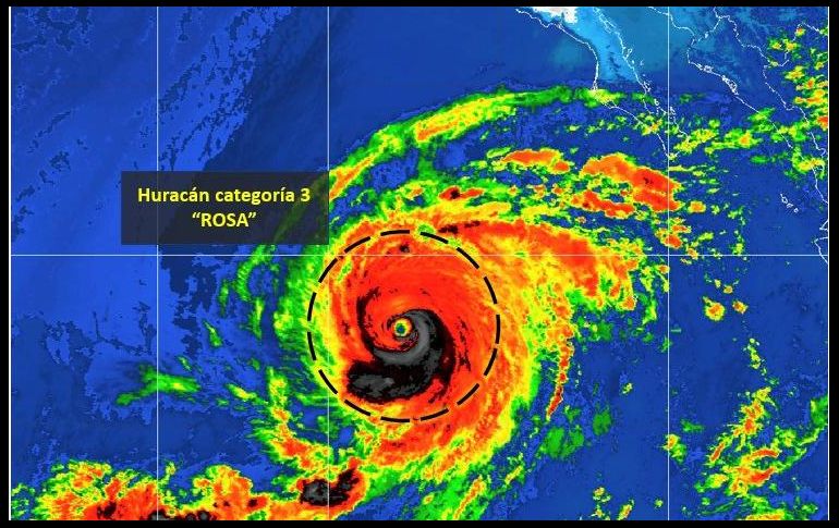 Sus bandas nubosas refuerzan el potencial de tormentas en los estados de Baja California Sur, Sinaloa, Nayarit, Jalisco y Colima. TWITTER / @conagua_clima