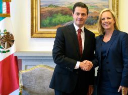 En la charla, Peña Nieto reiteró la importancia de mantener la cooperación bilateral. NTX/PRESIDENCIA