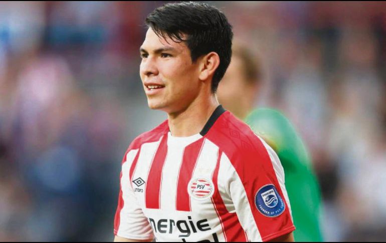 El delantero mexicano Hirving Lozano lleva cinco goles con el PSV, y hoy va por más. ESPECIAL /
