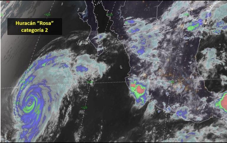 El meteorológico recomienda extremar precauciones a la población en general en las zonas de Baja California Sur, Sinaloa y Nayarit por lluvias, viento y oleaje. TWITTER / @conagua_clima