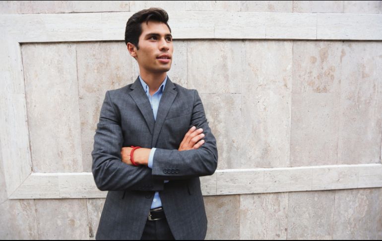 Comprometido. El novillero Francisco Martínez aseguró que se entregará al máximo para buscar salir triunfador mañana en la Plaza de Toros Nuevo Progreso. EL INFORMADOR / G. Gallo