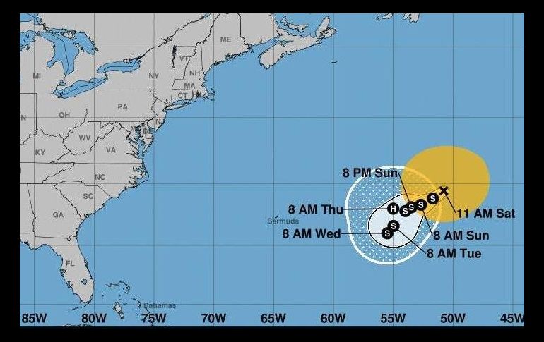 Advierten que la tormenta podría alcanzar categoría de huracán tropical en los próximos días. TWITTER/@ElNuevoDia