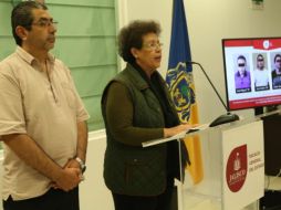 Marisela Gómez Cobos, encargada del despacho de la Fiscalía, ofreció una rueda de prensa para dar a conocer los resultados de las acciones de ayer. TWITTER/@FiscaliaJal