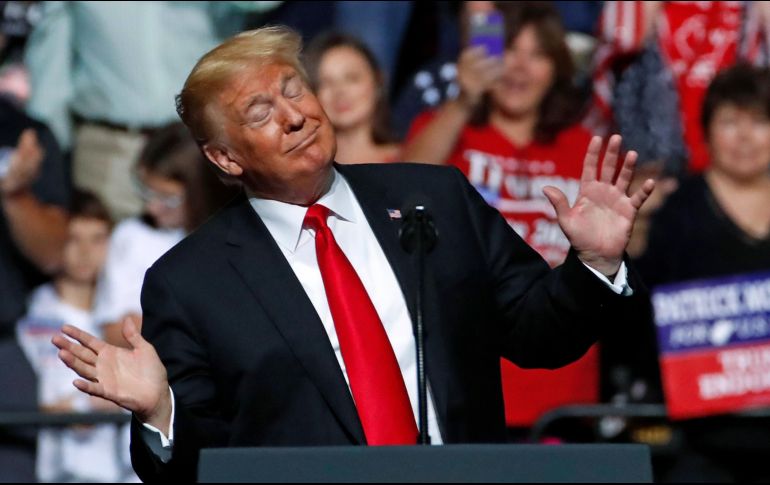 Trump prosiguió diciendo que el miércoles recibió una 