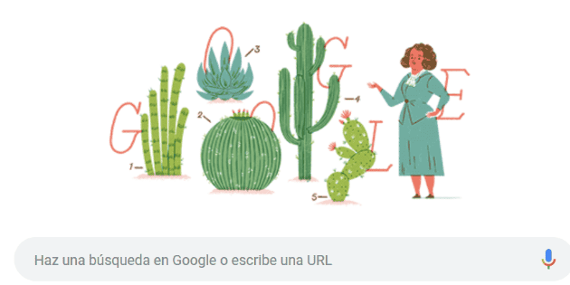 Doodle recuerda a la bot&aacute;nica mexicana Helia Bravo