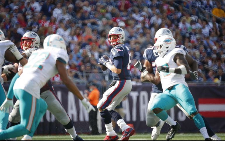 Ante Miami, Tom Brady lanzó para 274 yardas y tres touchdowns EFE/CJ Gunther