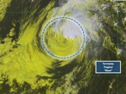 Se espera que en un lapso de 24 horas el fenómeno toque tierra entre Ensenada o San Quintín. TWITTER / @conagua_clima