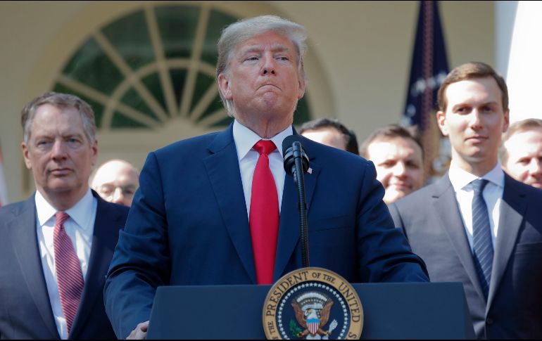 El nuevo pacto llevará por nombre USMCA y se espera que sea ratificado formalmente por los líderes de los tres países a finales de noviembre. AP/ P. Martínez