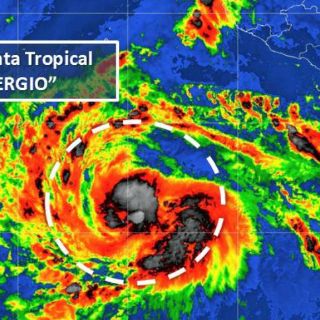 Tormenta "Sergio" alcanzará categoría de huracán en el transcurso del día