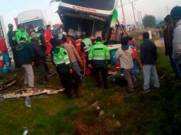 Unas 50 personas resultaron heridas tras el accidente. TWITTER/@NoticiasRNN