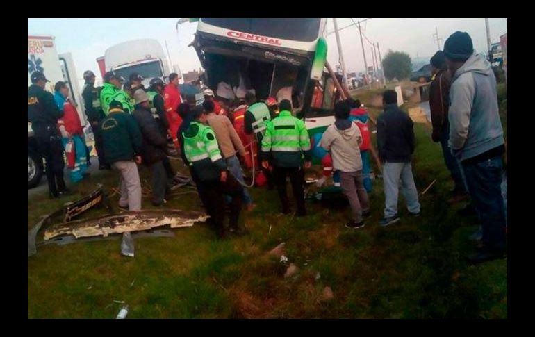 Unas 50 personas resultaron heridas tras el accidente. TWITTER/@NoticiasRNN