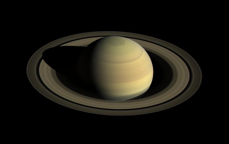 La sonda Cassini tomó una de las mejores imágenes de Saturno y sus anillos en septiembre de 2016. Se trata de la vista del hemisferio norte, mientras parte del planeta se aproxima a su solsticio de verano. NASA/Jet Propulsion Laboratory-Caltech/Space Science Institute