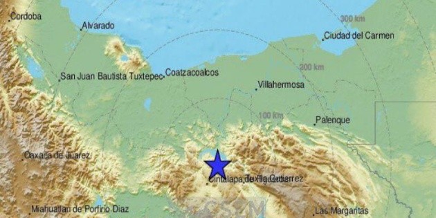 Reportan sismo de 5.7 en Chiapas; inician revisi&oacute;n de posibles da&ntilde;os
