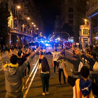 Reportan disturbios en Barcelona en manifestación independentista