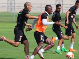 El combinado felino durante sus sesiones de entrenamiento. TWITTER/@TigresOficial