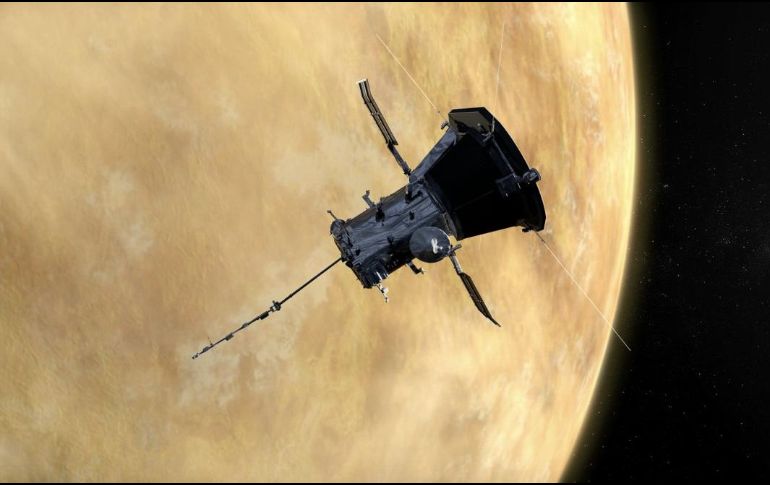La sonsa Parker recibirá un impulso gravitacional cuando pase a dos mil 400 kilómetros de Venus. TWITTER / @NASASun