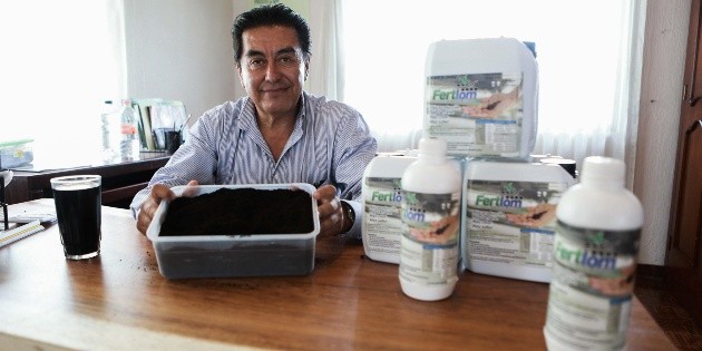 Crean fertilizante org&aacute;nico con trabajo de lombrices