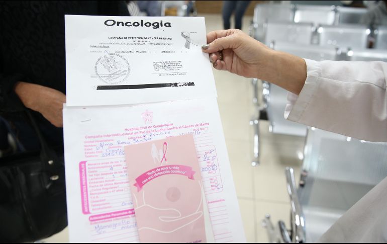 Cada año se presentan en Jalisco alrededor de mil 500 casos de cáncer de mama y 550 defunciones. EL INFORMADOR/Archivo