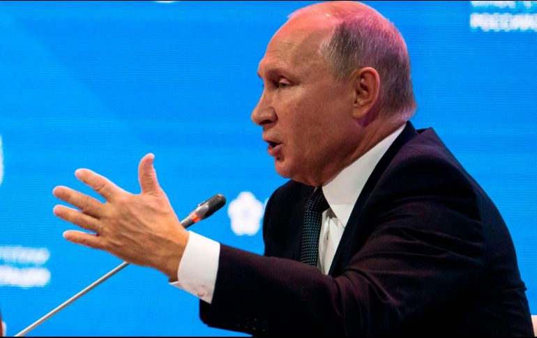 El jefe del Kremlin señala entender la postura de Trump: ''Él lucha por los intereses de su país, por los intereses de sus negocios. Lo hace bien. Yo haría lo mismo en su lugar''. AFP / A. Zemlianichenko