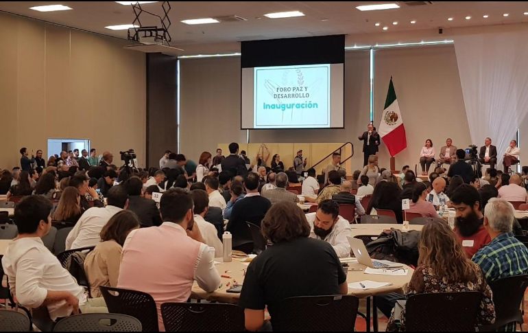 El 24 de octubre se hará la entrega de resultados con un documento de sistematización que llevará consigo las principales opiniones, inquietudes  para la reconstrucción de la paz. EL INFORMADOR/ T. Villaseñor