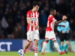 Lozano fue titular y disputó los 90 minutos del encuentro. TWITTER/@PSV