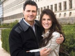 Peña Nietom acompañó el mensaje con un collage de fotografías de su hija junto con él. ESPECIAL/