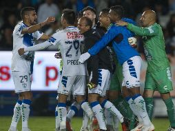 Tuzos estuvo cerca de quedar fuera, pero en la muerte súbita salió airoso en el estadio Hidalgo. MEXSPORT / V. León