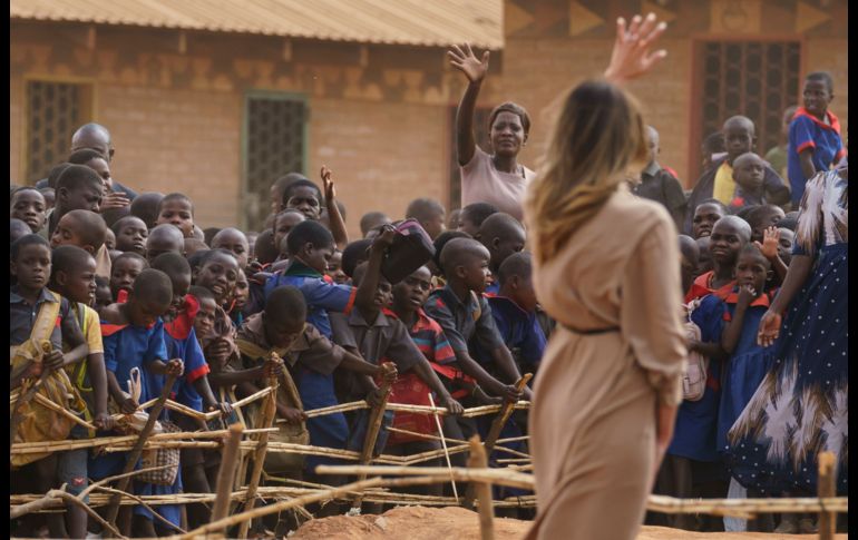 Con este viaje, la primera dama quiere dar difusión a su nueva iniciativa 