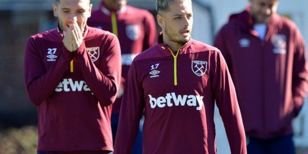 "Chicharito" regresa a entrenamientos con el West Ham