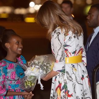 Melania Trump llega a Kenia para una visita de dos días