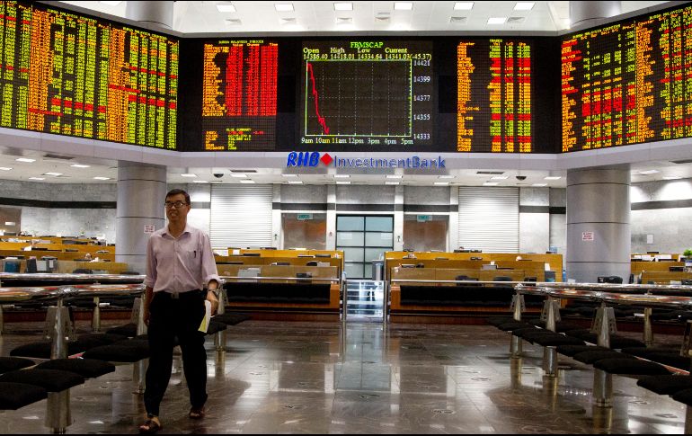 La jornada se vio afectada por un aumento en las tasas de rendimiento de los bonos estadounidenses. AP/Y. Jun