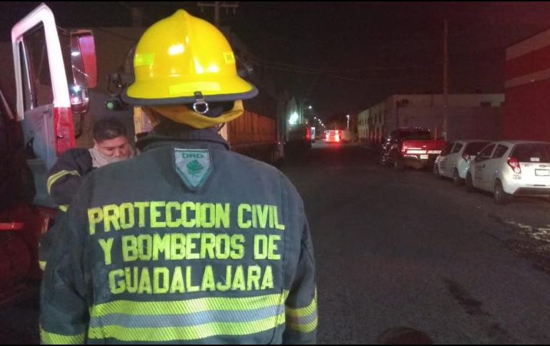 Casi inmediatamente se controló la fuga del gas al cerrar una de las válvulas. ESPECIAL / Bomberos de Guadalajara