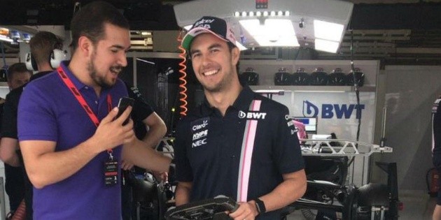 "Checo" P&eacute;rez, satisfecho con el s&eacute;ptimo puesto en Jap&oacute;n